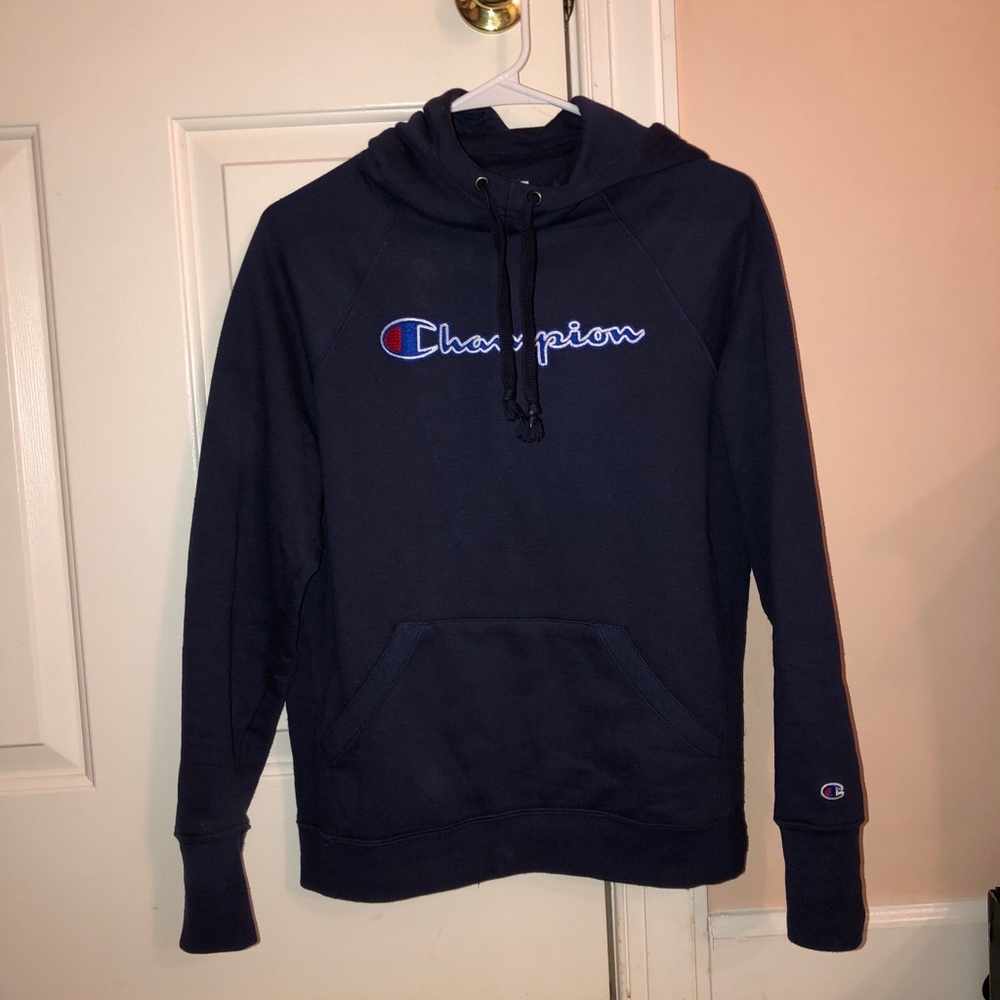CHAMPION authentic script power blend hoodie